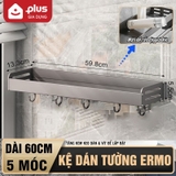 🔴OUTLET | Kệ giá phòng bếp inox dán tường đựng gia vị, chén, đĩa, chai lọ, dao, đũa đa năng không cần khoan tường – ảnh 27