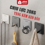 Video Móc treo tường chịu lực inox 304, móc dán tường siêu dính để treo đồ dùng đa năng (quần áo, tranh...) không cần khoan LZ