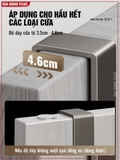 Thanh móc treo sau cánh cửa nhôm chống gỉ, không khoan đục, không hỏng cửa cho cửa dày dưới 4.6cm – ảnh 3