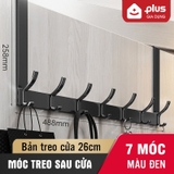 Thanh móc treo sau cánh cửa nhôm chống gỉ, không khoan đục, không hỏng cửa cho cửa dày dưới 4.6cm – ảnh 15