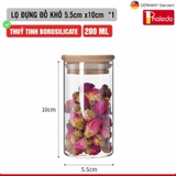Hũ Thuỷ Tinh Nắp Gỗ Tre, Lọ Thuỷ Tinh Nắp Gỗ Borosilicate Chịu Nhiệt, Không Chứa Chì Cao Cấp PHALEDO – ảnh 26