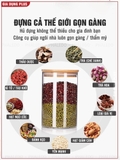 Hũ Thuỷ Tinh Nắp Gỗ Tre, Lọ Thuỷ Tinh Nắp Gỗ Borosilicate Chịu Nhiệt, Không Chứa Chì Cao Cấp PHALEDO – ảnh 7