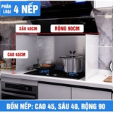 Tấm Chắn Dầu Inox 304 Chống Gỉ, Tấm Dụng Cụ Chắn Dầu & Chắn Gió Cho Bếp Ga Bằng Inox 304 Dày Dặn LAZYDO (LZ-0252) – ảnh 9