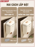 Thùng rác treo tường thông minh Besan - thùng rác treo cánh tủ bếp, treo tường nhà vệ sinh đa năng tiện lợi – ảnh 4