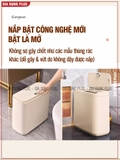 Thùng rác 12 lít nắp bật đa năng, có ruột & tay xách tiện lợi, thùng rác thông minh hiện đại Beisan – ảnh 10