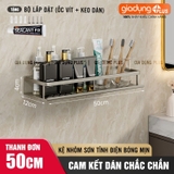 Kệ để đồ nhà tắm ERMO dán tường bằng keo hoặc ốc vít, chất liệu nhôm cao cấp, chống gỉ (ER-0744) – ảnh 14
