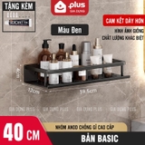 Kệ để đồ nhà tắm ERMO dán tường bằng keo hoặc ốc vít, chất liệu nhôm cao cấp, chống gỉ (ER-0744) – ảnh 29
