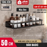 Kệ để đồ nhà tắm ERMO dán tường bằng keo hoặc ốc vít, chất liệu nhôm cao cấp, chống gỉ (ER-0744) – ảnh 30