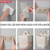 Giỏ Đựng Quần Áo Treo Tường Nhà Tắm Gấp Gọn LAZYDO Chất Liệu Nhựa Dẻo TPR Tặng Kèm Miếng Dán SQ-0150 – ảnh 4