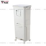 Thùng rác 3 tầng thông minh LAZYDO xuất Nhật – Phân loại rác, dung tích lớn 42L, có bánh xe – ảnh 17