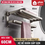 Giá kệ để khăn, để đồ nhà tắm ERMO đa dạng mẫu mã, thiết kế, kích thước và màu sắc, chất liệu nhôm hàng không cao cấp – ảnh 11