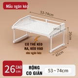 Kệ chia ngăn tủ quần áo, phân chia tủ bếp nhựa PP thiết kế đa năng tiện lợi co giãn, có chân đứng LAZYDO (LZ-0543) – ảnh 34