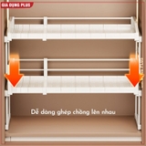 Kệ co giãn chia ngăn tủ dạng ngăn kéo để đồ dùng quần áo đa năng, xếp tầng linh hoạt, tiết kiệm không gian – ảnh 5