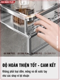 Kệ để đồ nhà tắm ERMO dán tường bằng keo hoặc ốc vít, chất liệu nhôm cao cấp, chống gỉ (ER-0744) – ảnh 9