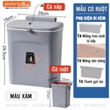 Thùng rác treo tường thông minh Besan - thùng rác treo cánh tủ bếp, treo tường nhà vệ sinh đa năng tiện lợi – ảnh 25