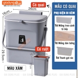 Thùng rác treo tường thông minh Besan - thùng rác treo cánh tủ bếp, treo tường nhà vệ sinh đa năng tiện lợi – ảnh 28
