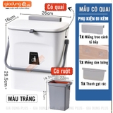 Thùng rác treo tường thông minh Besan - thùng rác treo cánh tủ bếp, treo tường nhà vệ sinh đa năng tiện lợi – ảnh 29