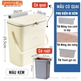 Thùng rác treo tường thông minh Besan - thùng rác treo cánh tủ bếp, treo tường nhà vệ sinh đa năng tiện lợi – ảnh 30