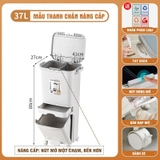 Thùng rác 3 tầng thông minh LAZYDO xuất Nhật – Phân loại rác, dung tích lớn 42L, có bánh xe – ảnh 25