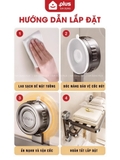 Kệ Để Khăn Nhà Tắm Cốc Hút Siêu Bám Dính, Kệ Không Cần Khoan Tiện Lợi, Chịu Tải Tốt, Không Gỉ Sét – ảnh 9