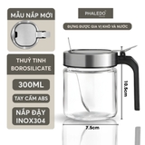 Hũ đựng gia vị thuỷ tinh borosilicate đa năng, nắp đậy inox 304 thông minh - tặng kèm muỗng Phaledo P-0328 – ảnh 18