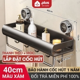 Kệ Đa Năng Cốc Hút Không Khoan Đục Chịu Tải 30Kg - Kệ Nhà Tắm Thép Carbon Không Gỉ Tiện Lợi – ảnh 21