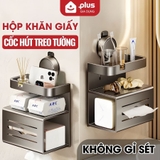 Video Hộp Đựng Khăn Giấy Treo Tường Cốc Hút Không Cần Khoan Đục, Hộp Khăn Giấy Nhôm Không Gỉ Cao Cấp LTENG