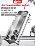 Kệ Để Dao, Đũa Nhà Bếp Dán Tường Không Khoan Đục, Giá Để Dao Bằng Nhôm Không Gỉ Sét, Chịu Tải 20Kg – ảnh 7