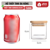 Hũ Thuỷ Tinh Nắp Gỗ Tre, Lọ Thuỷ Tinh Nắp Gỗ Borosilicate Chịu Nhiệt, Không Chứa Chì Cao Cấp PHALEDO – ảnh 10