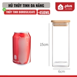 Hũ Thuỷ Tinh Nắp Gỗ Tre, Lọ Thuỷ Tinh Nắp Gỗ Borosilicate Chịu Nhiệt, Không Chứa Chì Cao Cấp PHALEDO – ảnh 12