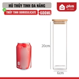 Hũ Thuỷ Tinh Nắp Gỗ Tre, Lọ Thuỷ Tinh Nắp Gỗ Borosilicate Chịu Nhiệt, Không Chứa Chì Cao Cấp PHALEDO – ảnh 13