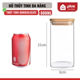 Hũ Thuỷ Tinh Nắp Gỗ Tre, Lọ Thuỷ Tinh Nắp Gỗ Borosilicate Chịu Nhiệt, Không Chứa Chì Cao Cấp PHALEDO – ảnh 17
