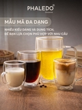 Cốc Thuỷ Tinh Borosilicate 2 Lớp Cách Nhiệt Thon Quai Có Tay Cầm Cao Cấp PHALEDO P-0924 – ảnh 7