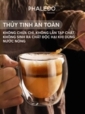 Cốc Thuỷ Tinh Borosilicate 2 Lớp Cách Nhiệt Thon Quai Có Tay Cầm Cao Cấp PHALEDO P-0924 – ảnh 8