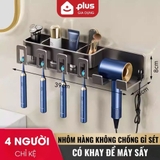 Kệ để bàn chải đánh răng dán tường nhôm chống gỉ, kệ dán tường kèm cốc, chịu lực tốt – cho nhà tắm – ảnh 21