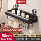 Kệ Để Đồ Nhà Tắm Cốc Hút Thông Minh Chống Nước, Chịu Tải 20Kg, Kệ Nhà Tắm Thép Carbon Không Gỉ LTENG – ảnh 18