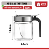 Lọ đựng gia vị thuỷ tinh boroslicate nắp bật bằng Inox 304 cao cấp (+tặng kèm thìa inox 304) PHALEDO – ảnh 17