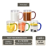 Cốc Thuỷ Tinh Harmer Chịu Nhiệt Borosilicate Có Quai Cầm, Ly Uống Nước Có Thể Đun Trên Bếp Hoặc Lò Vi Sóng - PHALEDO – ảnh 20