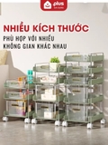Kệ Để Đồ Nhiều Tầng Có Bánh Xe, Kệ Đẩy Đa Năng Nhiều Ngăn, Kệ Đựng Mỹ Phẩm – Văn Phòng Phẩm – Đồ Ăn – ảnh 5