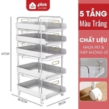 Kệ Để Đồ Nhiều Tầng Có Bánh Xe, Kệ Đẩy Đa Năng Nhiều Ngăn, Kệ Đựng Mỹ Phẩm – Văn Phòng Phẩm – Đồ Ăn – ảnh 18