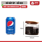 Bình Thuỷ Tinh Có Nắp Vặn Gỗ Keo Cao Cấp, Đựng Thực Phẩm Đa Năng, Thuỷ Tinh Chịu Nhiệt Borosilicate – ảnh 10