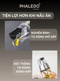 Bình Đựng Dầu, Nước Mắm, Nước Tương Thủy Tinh Borosilicate Nắp Tự Động Đóng Mở Phaledo (PL-0326) – ảnh 3