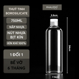Bình Đựng Nước, Rượu Nắp Thủy Tinh borosilicate Cao Cấp Đa Năng Nắp Kín Khí Phaledo (PL-0932) – ảnh 18