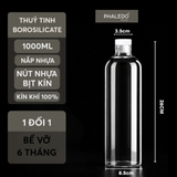 Bình Đựng Nước, Rượu Nắp Thủy Tinh borosilicate Cao Cấp Đa Năng Nắp Kín Khí Phaledo (PL-0932) – ảnh 19