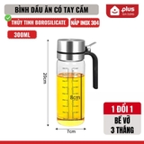 Chai Đựng Dầu Ăn, Bình Thủy Tinh Đựng Dầu Ăn, Nước Mắm,.. Thủy Tinh An Toàn Sức Khỏe, Chống Nhỏ Giọt – ảnh 10