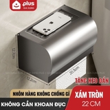 Hộp Đựng Khăn Giấy Bằng Nhôm, Hộp Giấy Dán Tường Không Cần Khoan, Chống Thấm Nước, Không Gỉ Sét – ảnh 13