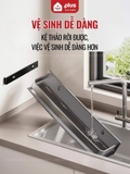 Kệ Nhà Bếp, Kệ Đựng Gia Vị Nấu Ăn Dán Tường Không Cần Khoan Đục, Chịu Tải 30Kg, Nhôm Chống Gỉ Sét – ảnh 8