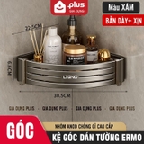 Kệ góc phòng tắm để đồ dán tường LTENG, chất liệu nhôm hàng không, lắp đặt dán tường và khoan tường – ảnh 11