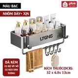 Kệ để đồ nhà tắm - kệ góc nhà tắm dán tường bằng keo hoặc ốc vít(tặng kèm keo dán, bộ ốc vít) LTENG ER-0725 – ảnh 39