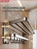 Giá kệ để khăn, để đồ nhà tắm ERMO đa dạng mẫu mã, thiết kế, kích thước và màu sắc, chất liệu nhôm hàng không cao cấp – ảnh 4